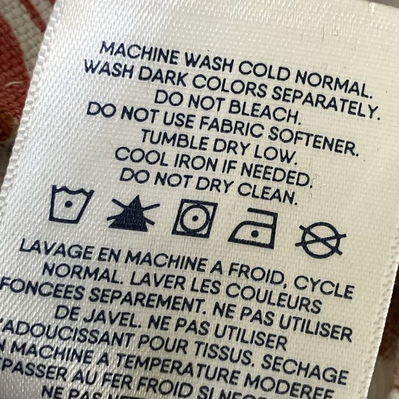 Lands End Dress Womens Size 1X Multicolor Sleeveless Linen in a Cream Color - Picture 10 of 11